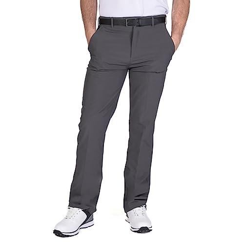 Island Green Herren Golf IGPNT1900 Stretch Konische Hosen - Charcoal - 40R von Island Green