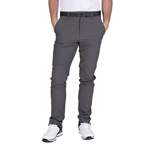 Island Green IGPNT2066 Atmungsaktive, flexible Tour Tapered Stretch-Hose für Herren, Holzkohle, 40 W (kurzes Bein) Island Green IGPNT2066 Atmungsaktive, flexible Tour Tapered Stretch-Hose für Herren, Holzkohle, 40 W (kurzes Bein) von Island Green