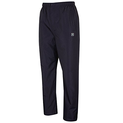 Island GREEN Herren Wasserdicht mit Abfallendem Saum Hose, Schwarz/Schwarz, XXL (Reg/Long) Island GREEN Herren Wasserdicht mit Abfallendem Saum Hose, Schwarz/Schwarz, XXL (Reg/Long) von Island Green