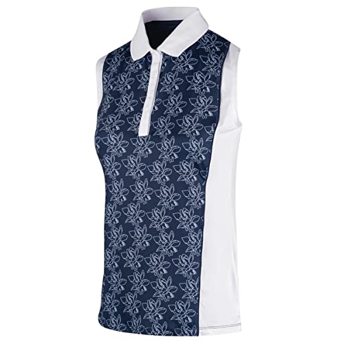 Island GREEN Damen Golf-Poloshirt mit Freesia-Aufdruck Island GREEN Damen Golf-Poloshirt mit Freesia-Aufdruck von Island Green