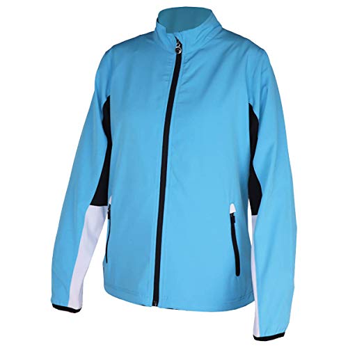 Island Green Insel Grün Frauen IGLTOP1843SS Wasserabweisend Golfjacke - Deep Pool - UK 10 von Island Green