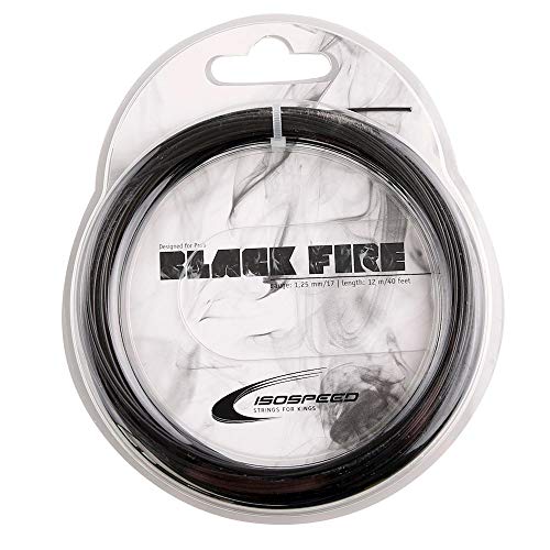Iso Speed Unisex – Erwachsene Black Fire Saitenset 12m-Schwarz Tennissaite, 1.20 Iso Speed Unisex – Erwachsene Black Fire Saitenset 12m-Schwarz Tennissaite, 1.20 von Isospeed