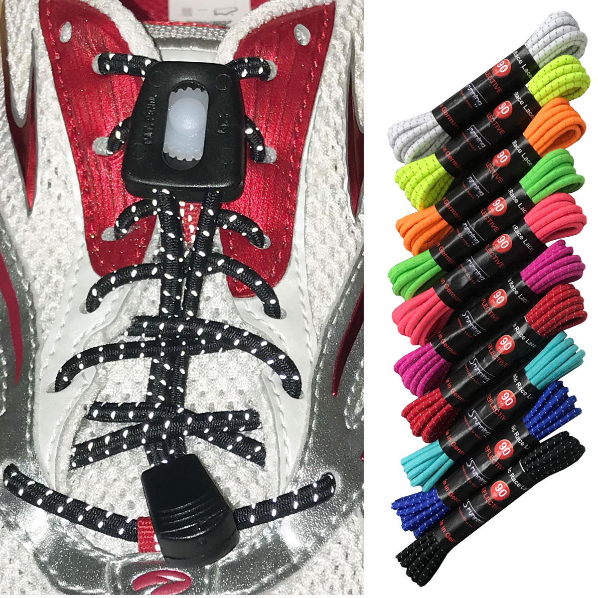 It´s running ELASTIC RACE LACES Schnürsystem in verschiedenen Farben | IRERL von It´s running