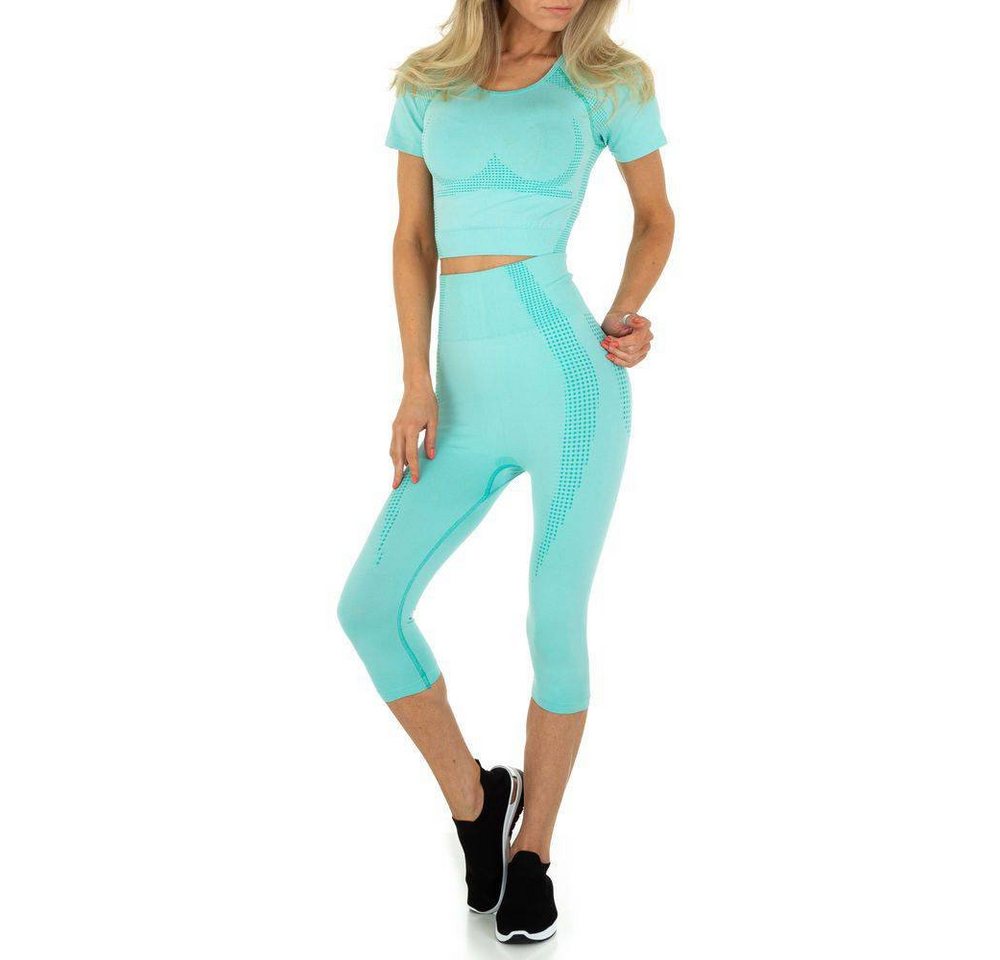 Ital-Design Sportanzug Damen Freizeit, Stretch Jogging- & Freizeitanzug in Hellblau Ital-Design Sportanzug Damen Freizeit, Stretch Jogging- & Freizeitanzug in Hellblau von Ital-Design