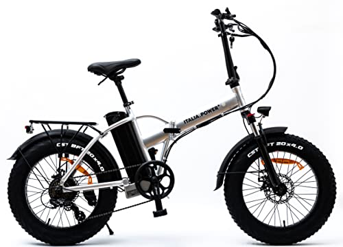 Italia Power - Off Grid Unisex Adulto, E-Bike Branch, Elektrofahrrad Fat, Erwachsene, Schwarz Bicicletta elettrica pieghevole, Silber, M Italia Power - Off Grid Unisex Adulto, E-Bike Branch, Elektrofahrrad Fat, Erwachsene, Schwarz Bicicletta elettrica pieghevole, Silber, M von Italia Power - Off Grid