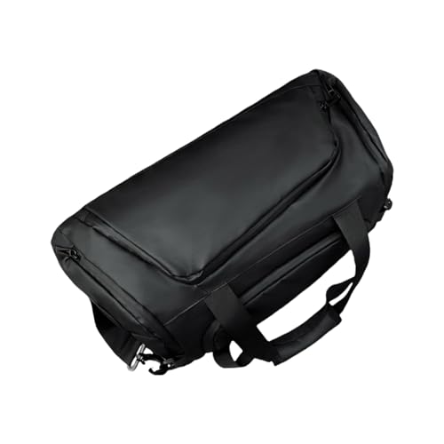 Itkcozcg Gepäck-Reisetasche, Fitness-Tasche, Turnbeutel, Reisetasche, lässiger Rucksack, Sporttasche, Geschäftsreise, Umhängetasche, große Kapazität, Übernachtungstasche, Schwarz , Size reference von Itkcozcg