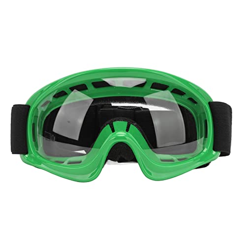 Itonash Skibrille, Snowboardbrille, Kinder-Dirt-Bike-Brille, Aufprall-UV-Schutz, Motorradbrille für Outdoor-Radfahren, Ski, ATV, Off-Road-Rennen (Grün) von Itonash