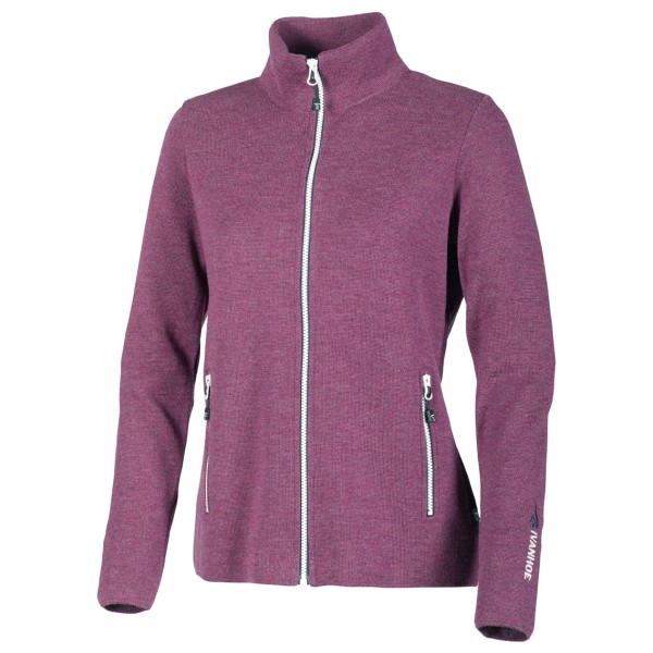 Ivanhoe of Sweden - Women's Hedda Full Zip - Merinojacke Gr 42 lila von Ivanhoe of Sweden