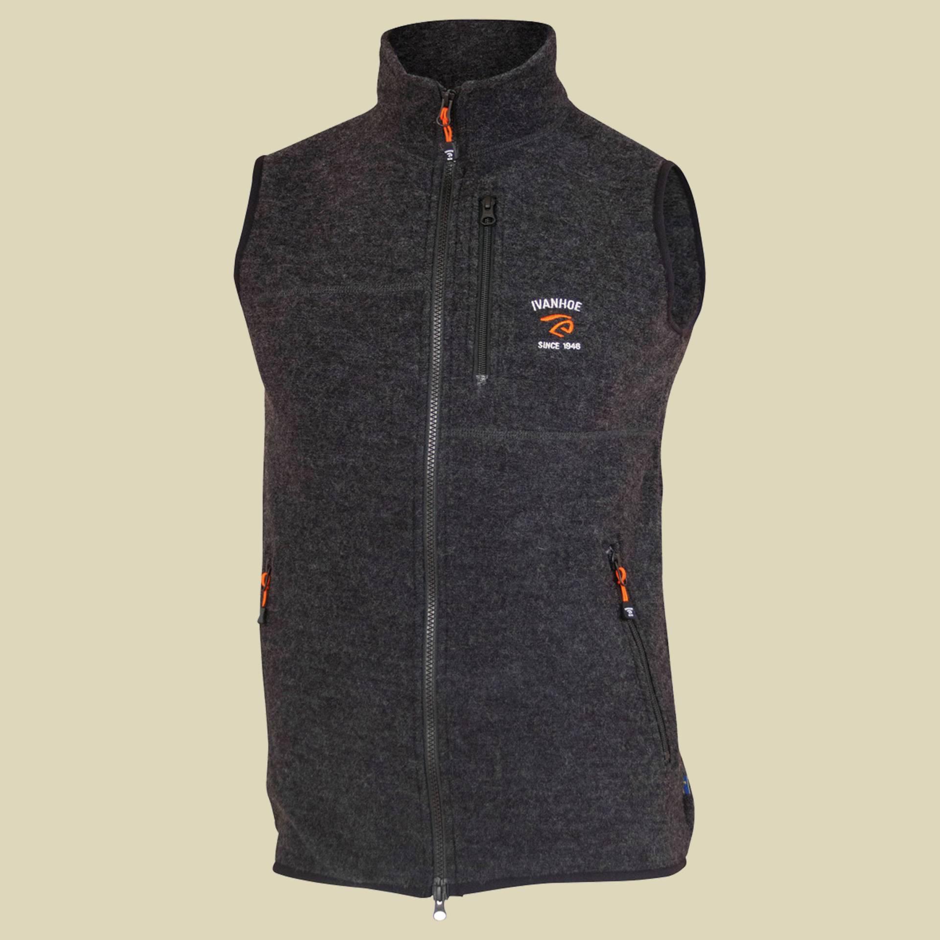 ZANE Vest Men Größe S Farbe graphite marl ZANE Vest Men Größe S Farbe graphite marl von Ivanhoe