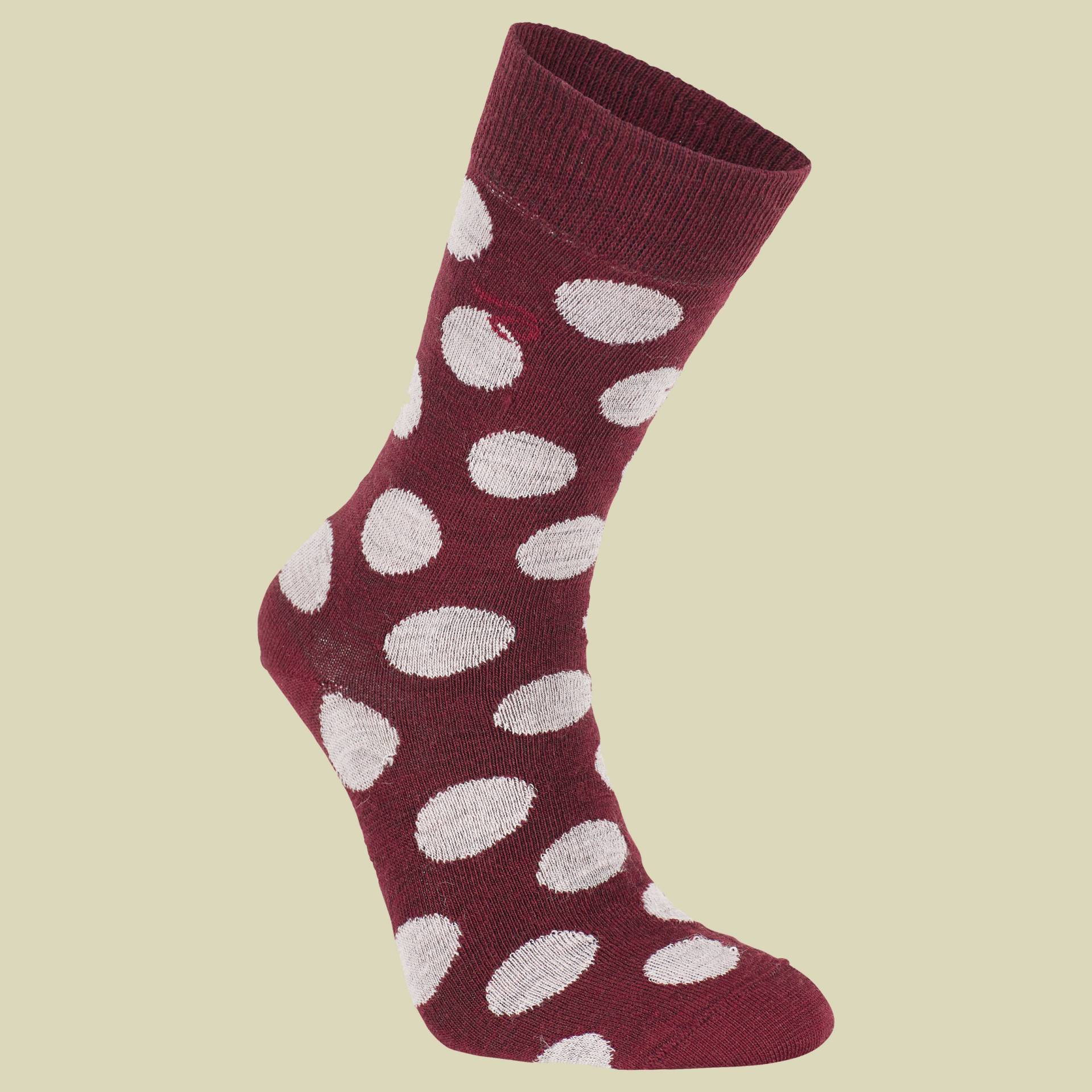 Wool Sock Dot Unisex rot 39-42 - ruby wine Wool Sock Dot Unisex rot 39-42 - ruby wine von Ivanhoe