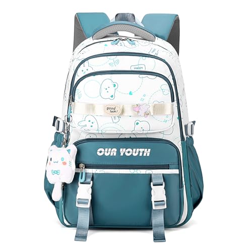 IvyH Kinderrucksack Schulrucksack Mädchen Teenager Rucksack Lässige Daypack Wasserdicht, Schulranzen Mädchen 2-6. klasse mit Großer Kapazität Grundschulen Gymnasien Universität, Blau IvyH Kinderrucksack Schulrucksack Mädchen Teenager Rucksack Lässige Daypack Wasserdicht, Schulranzen Mädchen 2-6. klasse mit Großer Kapazität Grundschulen Gymnasien Universität, Blau von IvyH