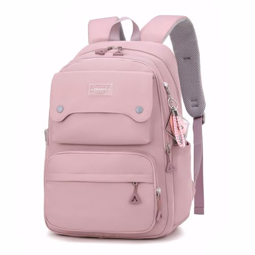 IvyH Schulrucksack für Teenager Mädchen Jungen Rucksack mit Großer Kapazität | Stilvolle Daypack Mädchen mit Vielen Taschen | Lässiger Schultasche Ideal für Schule & Freizeit, Schwarz IvyH Schulrucksack für Teenager Mädchen Jungen Rucksack mit Großer Kapazität | Stilvolle Daypack Mädchen mit Vielen Taschen | Lässiger Schultasche Ideal für Schule & Freizeit, Schwarz von IvyH
