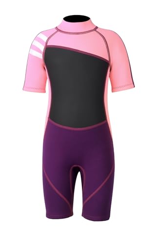 Kinder Shorty Neoprenanzug, 2,5 mm Neopren, einteiliger Badeanzug, UV-Schutz, Badeanzüge für Mädchen, Jungen, Schwimmen, Tauchen, Schnorcheln, Surfen Kinder Shorty Neoprenanzug, 2,5 mm Neopren, einteiliger Badeanzug, UV-Schutz, Badeanzüge für Mädchen, Jungen, Schwimmen, Tauchen, Schnorcheln, Surfen von IvyH