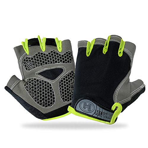 Fahrradhandschuhe für Männer MTB Trainingshandschuhe Radsporthandschuhe als Halbfinger Geeignet für Rennrad und Mountainbike Kraftsport Handschuhe Rutschfeste für Männer Frauen(2#Schwarz und grün-M) Fahrradhandschuhe für Männer MTB Trainingshandschuhe Radsporthandschuhe als Halbfinger Geeignet für Rennrad und Mountainbike Kraftsport Handschuhe Rutschfeste für Männer Frauen(2#Schwarz und grün-M) von IvyLife