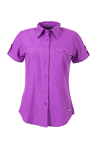 IZAS Damen Shirt Short Sleeve OVEK, Purple, XS, IWSSS00590PPXS IZAS Damen Shirt Short Sleeve OVEK, Purple, XS, IWSSS00590PPXS von IZAS