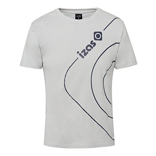 IZAS Herren T-Shirt Cotton Bell, Silver/Bluemoon, L, IMSTS00980SV/BML IZAS Herren T-Shirt Cotton Bell, Silver/Bluemoon, L, IMSTS00980SV/BML von IZAS