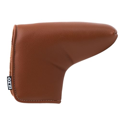 IZZO Golf Blade Putter-Schlägerhaube, Camel/Weiß – Putterschlägerhaube für Ihren Schlägel-Putter, Klingenstil IZZO Golf Blade Putter-Schlägerhaube, Camel/Weiß – Putterschlägerhaube für Ihren Schlägel-Putter, Klingenstil von Izzo