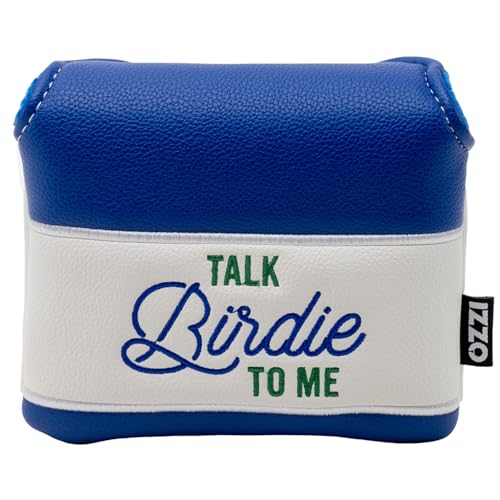 IZZO Golfschlägerhaube für Putter, witziger Spruch Talk Birdie, Weiß IZZO Golfschlägerhaube für Putter, witziger Spruch Talk Birdie, Weiß von Izzo