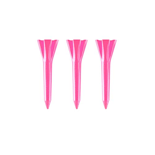 Izzo Plastic Golf Tees, Neon Pink Izzo Plastic Golf Tees, Neon Pink von Izzo