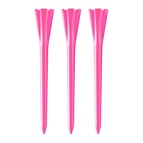 Izzo Plastic Golf Tees, Neon Pink Izzo Plastic Golf Tees, Neon Pink von Izzo