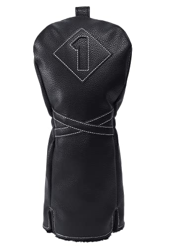 Izzo Unisex-Erwachsene Golf Premium Hybrid Headcover Golfschlägerhaube, schwarz, Driver Izzo Unisex-Erwachsene Golf Premium Hybrid Headcover Golfschlägerhaube, schwarz, Driver von Izzo