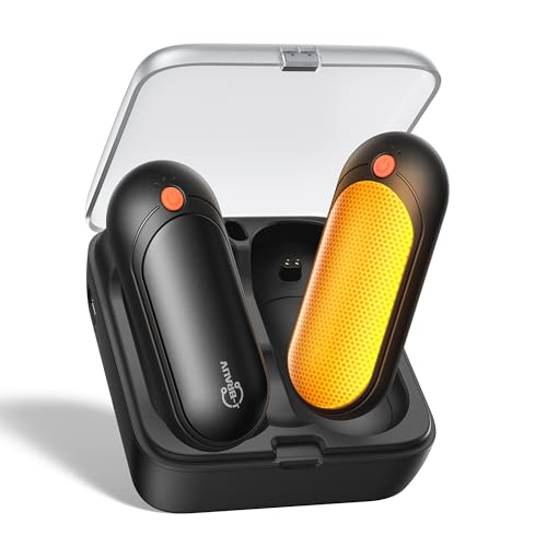 J-BRAUV Elektrischer Handwärmer, 2er-Pack 4000mAh tragbare Taschenwärmer, mit 10000mAh Ladecase,wiederaufladbarer Handwärmer, 3 Heizmodi, geeignet für Outdoor-Golf, kaltes Wetter und Tech-Geschenke J-BRAUV Elektrischer Handwärmer, 2er-Pack 4000mAh tragbare Taschenwärmer, mit 10000mAh Ladecase,wiederaufladbarer Handwärmer, 3 Heizmodi, geeignet für Outdoor-Golf, kaltes Wetter und Tech-Geschenke von J-BRAUV