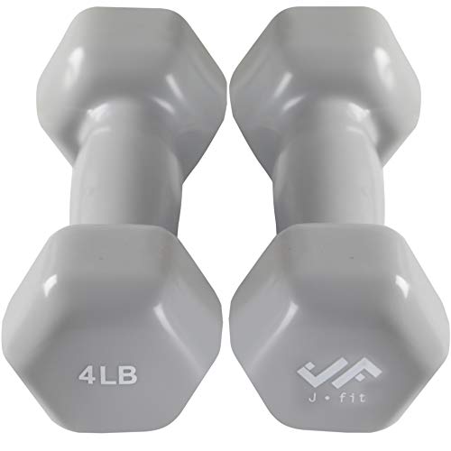 J-FIT Unisex-Erwachsene Hanteln, 4 LB Paar, Pair von J/FIT