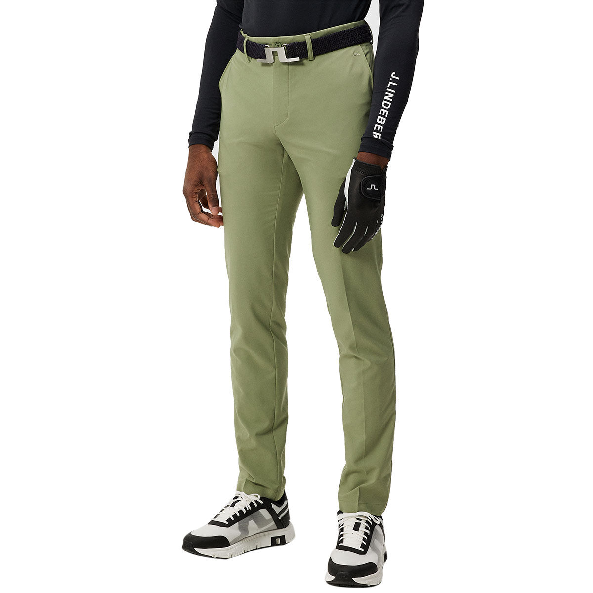 J.Lindeberg Men's Elof Golf Trousers, Mens, Oil green, 30, Regular | American Golf von J Lindeberg