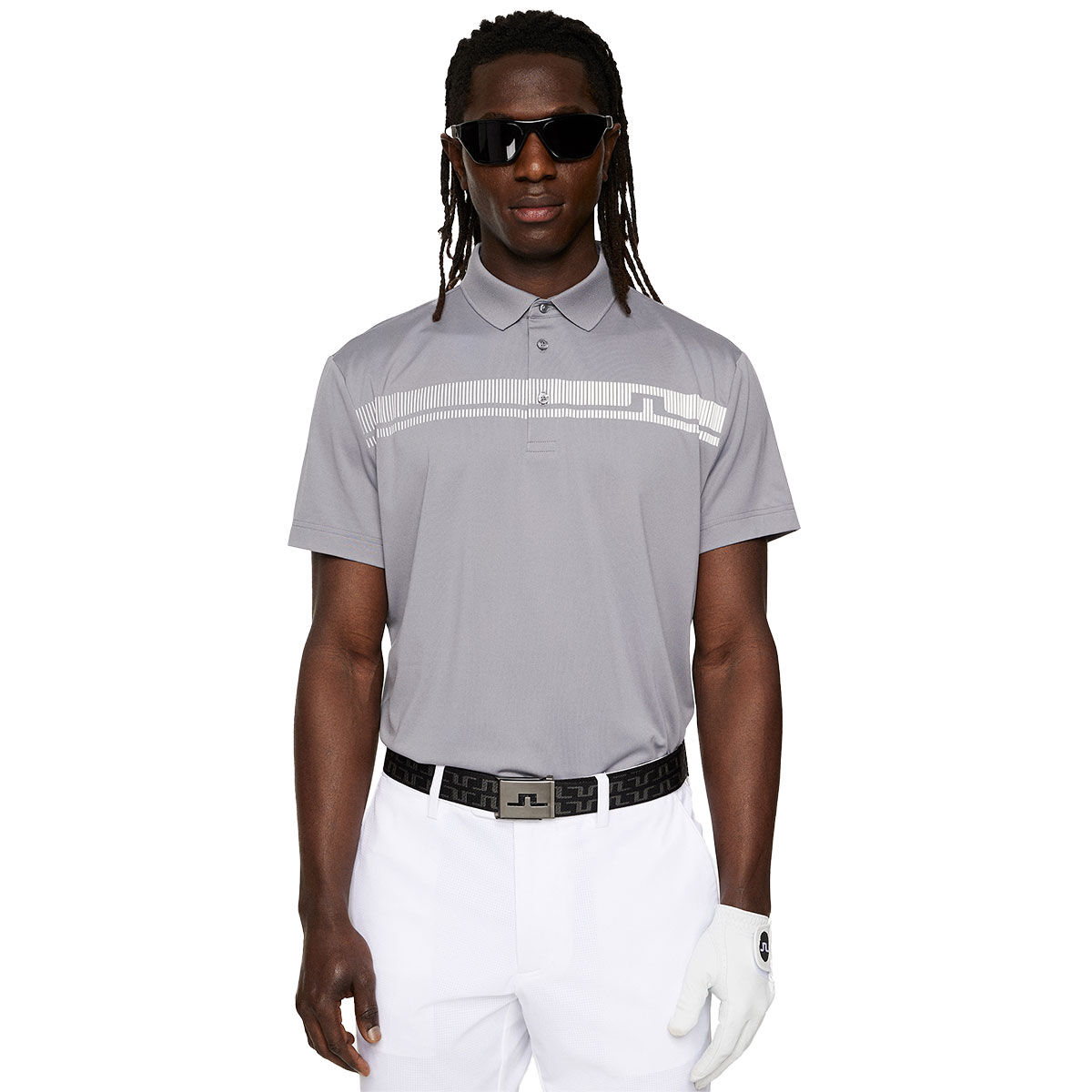 J.Lindeberg Men's Klas Golf Polo Shirt, Mens, Night owl, Large | American Golf von J.Lindeberg