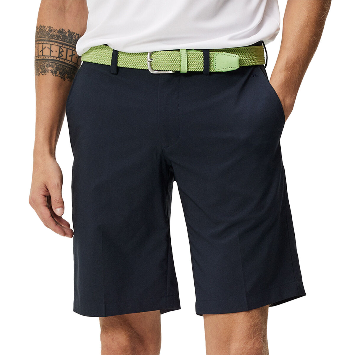 J.Lindeberg Men's Somle Golf Shorts, Mens, Black, 30 | American Golf von J Lindeberg