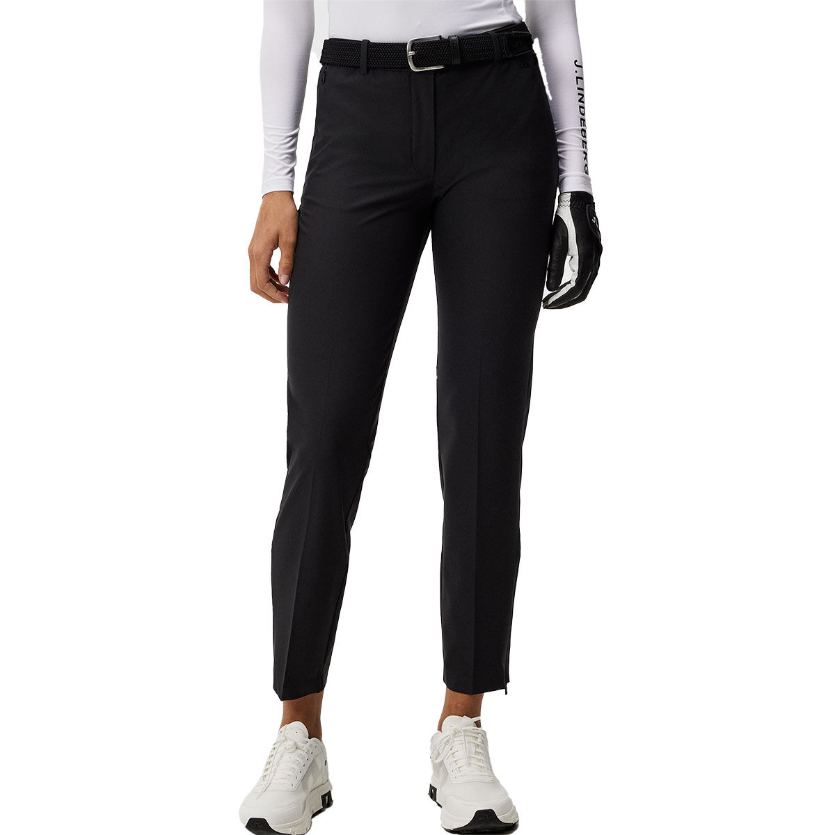 J.Lindeberg Womens Pia Golf Trousers, Female, Black, 27 | American Golf von J Lindeberg