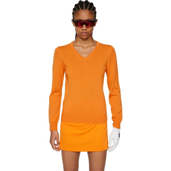 J. LINDEBERG Pullover Amaya orange von J. LINDEBERG