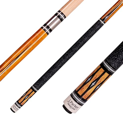 Original J.Parker Billardqueue PE-1, hochwertige Profiqualität, Griffband Irisches Leinen, Quick-Edelstahl-Joint, 147 cm, 12,75 mm Mehrschicht Klebeleder Original J.Parker Billardqueue PE-1, hochwertige Profiqualität, Griffband Irisches Leinen, Quick-Edelstahl-Joint, 147 cm, 12,75 mm Mehrschicht Klebeleder von J. Parker