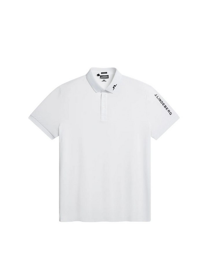 J.LINDEBERG Poloshirt J.Lindeberg Golfpolo Tour Tech Regular Fit Weiß Herren EU L von J.LINDEBERG