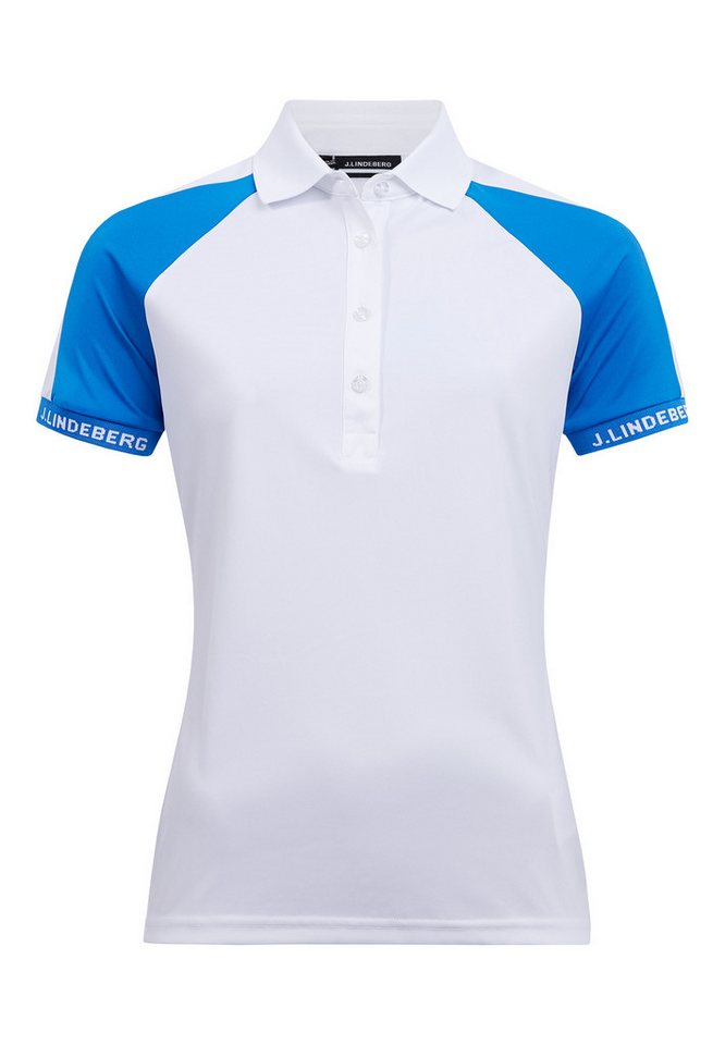 J.LINDEBERG Trainingspullover J.Lindeberg Damen Perinne Golf Poloshirt weiss von J.LINDEBERG