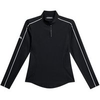 J.Lindeberg Adiola Quarter Zip Stretch Midlayer schwarz J.Lindeberg Adiola Quarter Zip Stretch Midlayer schwarz von J.LINDEBERG
