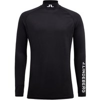 J.Lindeberg Aello Soft Compression Mock Unterzieher schwarz von J.LINDEBERG