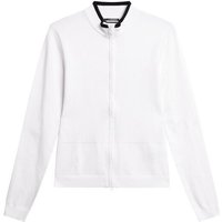 J.Lindeberg Anna Knitted Zip Sweater Stretch Jacke weiß J.Lindeberg Anna Knitted Zip Sweater Stretch Jacke weiß von J.LINDEBERG