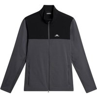 J.Lindeberg Banks Mid Layer Stretch Jacke anthrazit von J.LINDEBERG