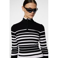 J.Lindeberg Cheryl Knitted Zip Sweater Pullover Strick gestreift J.Lindeberg Cheryl Knitted Zip Sweater Pullover Strick gestreift von J.LINDEBERG