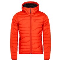 J.Lindeberg Cliff Light Down Hood Daunen Jacke rot von J.LINDEBERG