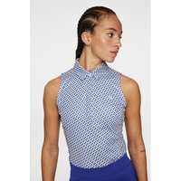 J.Lindeberg Dena Print Sleeveless Top ohne Arm Polo navy J.Lindeberg Dena Print Sleeveless Top ohne Arm Polo navy von J.LINDEBERG