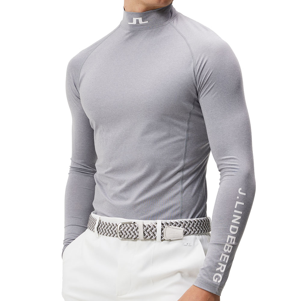 'J.Lindeberg Golf Aello Soft Compression Herren Mock grau' 'J.Lindeberg Golf Aello Soft Compression Herren Mock grau' von J.LINDEBERG