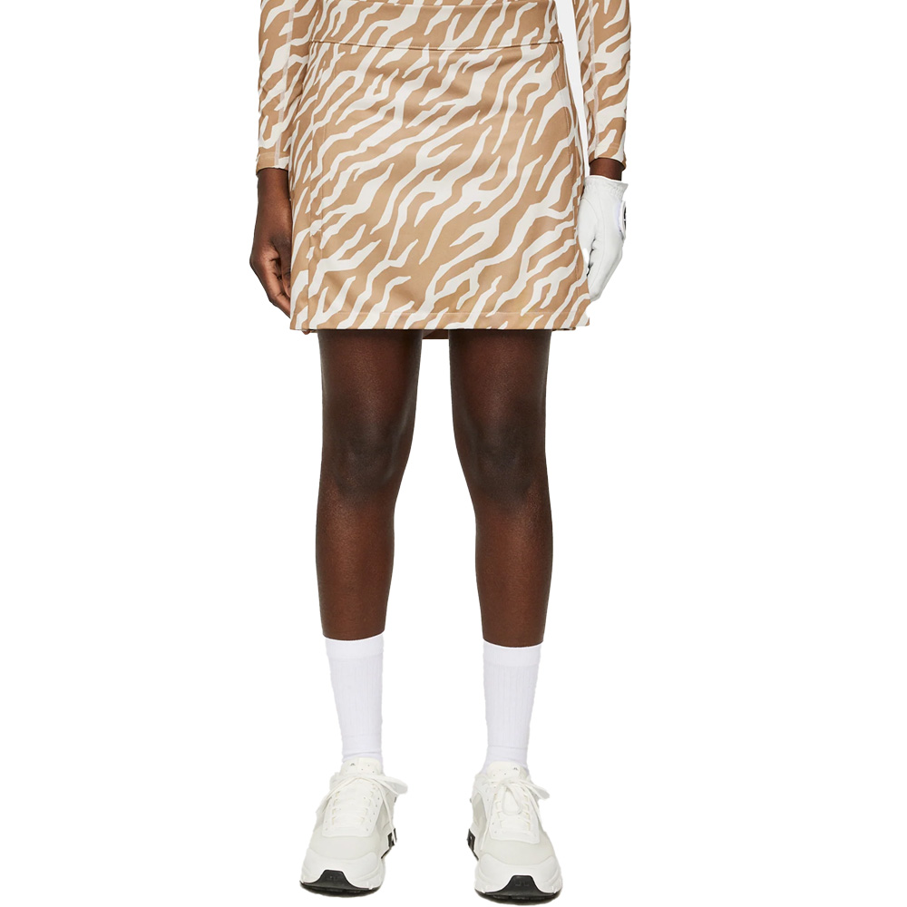 'J.Lindeberg Golf Amelie Print Mid Rock Damen weiss/beige' 'J.Lindeberg Golf Amelie Print Mid Rock Damen weiss/beige' von J.LINDEBERG