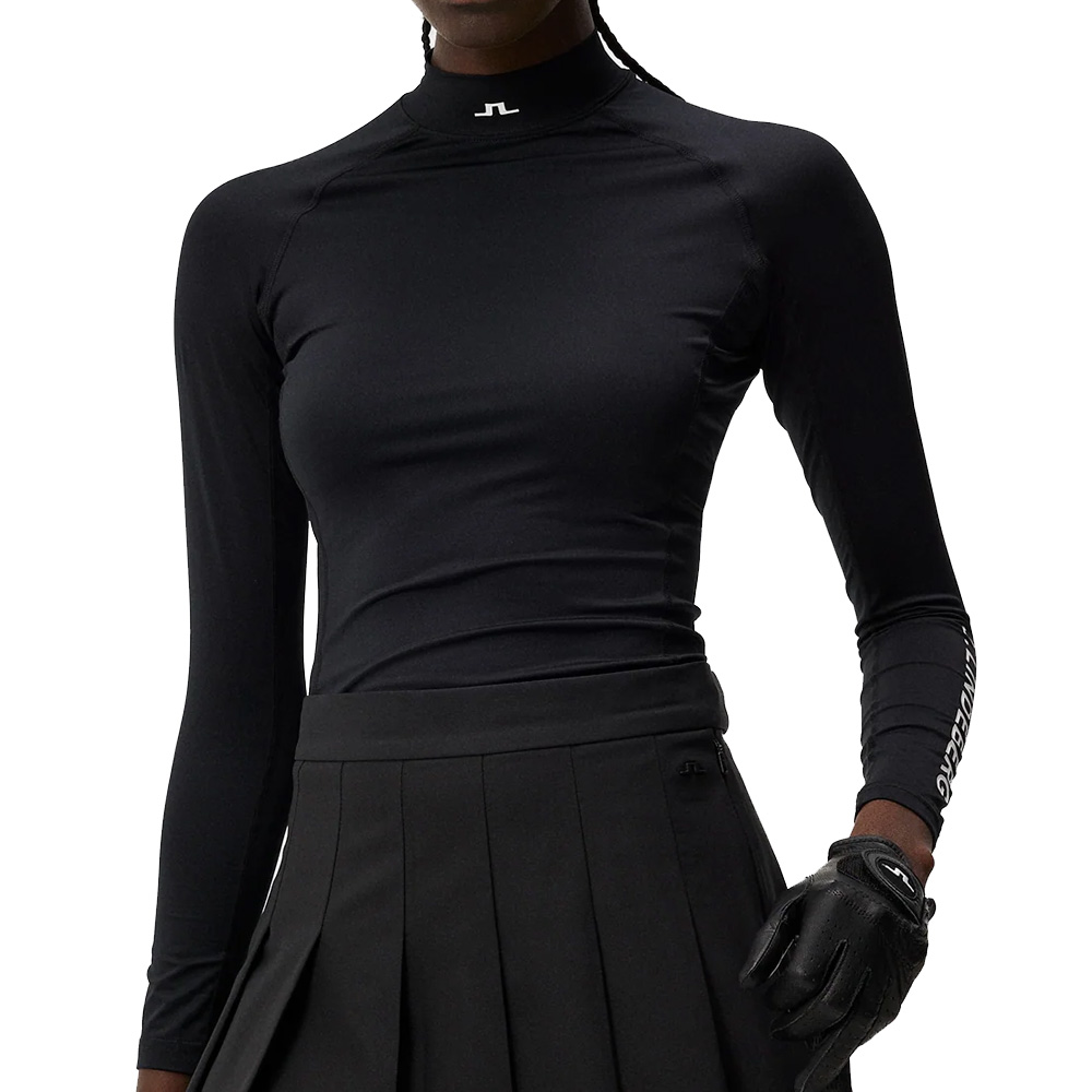 'J.Lindeberg Golf Asa Soft Compression Damen Mock schwarz' 'J.Lindeberg Golf Asa Soft Compression Damen Mock schwarz' von J.LINDEBERG
