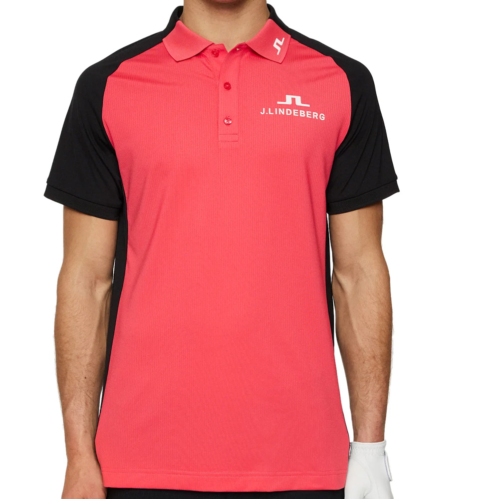 'J.Lindeberg Golf Calle Tour Herren Polo pink/schwarz' 'J.Lindeberg Golf Calle Tour Herren Polo pink/schwarz' von J.LINDEBERG
