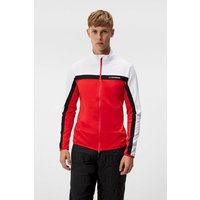 J.Lindeberg Jarvis Mid Layer Stretch Jacke rot von J.LINDEBERG