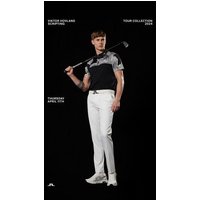 J.Lindeberg Jeff Tour Golf Halbarm Polo schwarz von J.LINDEBERG