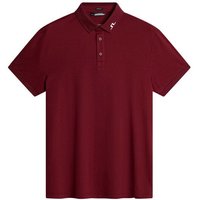 J.Lindeberg KV Regular Fit Halbarm Polo bordeaux von J.LINDEBERG