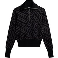 J.Lindeberg Kerla Knitted Zip Sweater Troyer Strick schwarz von J.LINDEBERG